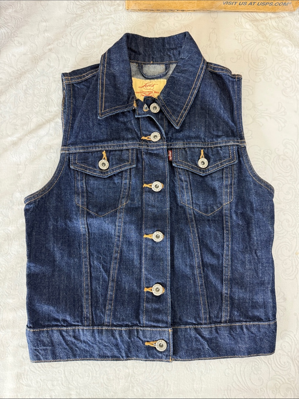 Levi’s Denim Jean Vest Size XS